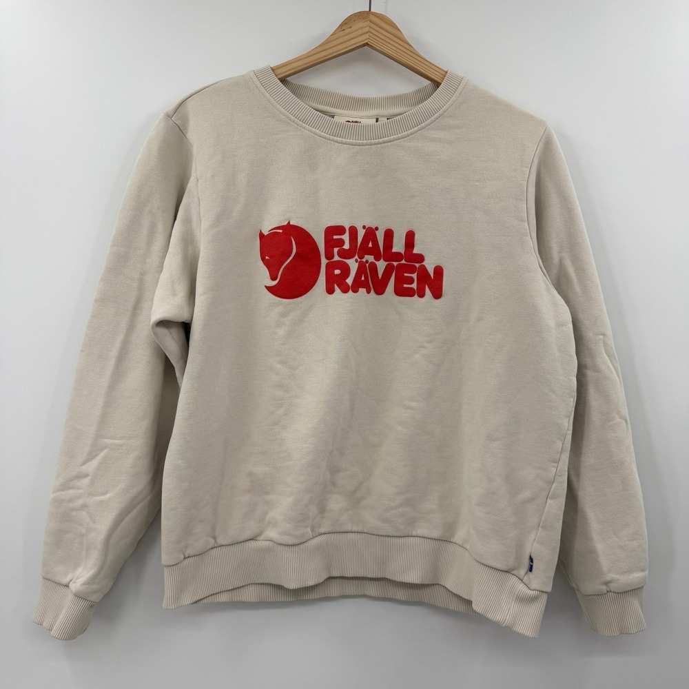 Fjallraven Logo Sweater Sweatshirt Crewneck Pullover Women's Medium